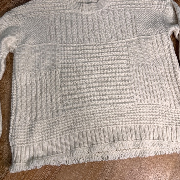 Madewell Wool Blend Stitchmix Pullover Sweater XS - Picture 4 of 9